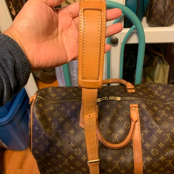 Authentic Louis Vuitton Keepall55 with strap - Picture 11 of 14